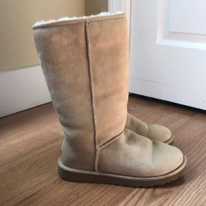 Tall sand UGGS size women’s 7!